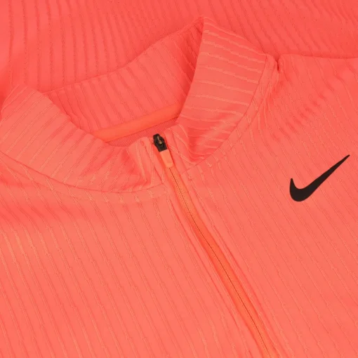 Nike DF ADV Tour Zip Shirt Polo Long Sleeve Golf Apparel