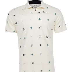 Nike DF Tour Icon Print Shirt Polo Short Sleeve Golf Apparel