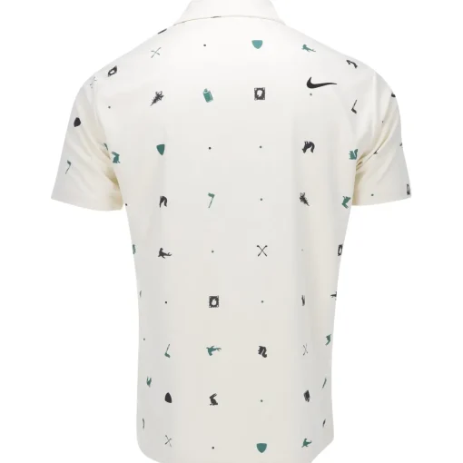 Nike DF Tour Icon Print Shirt Polo Short Sleeve Golf Apparel