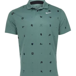 Nike DF Tour Icon Print Shirt Polo Short Sleeve Golf Apparel