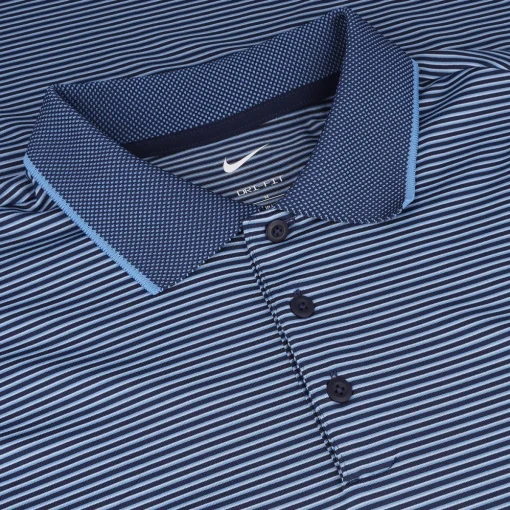Nike DF Tour Stripe OLC Shirt Polo Short Sleeve Golf Apparel
