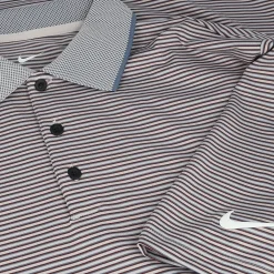 Nike DF Tour Stripe OLC Shirt Polo Short Sleeve Golf Apparel