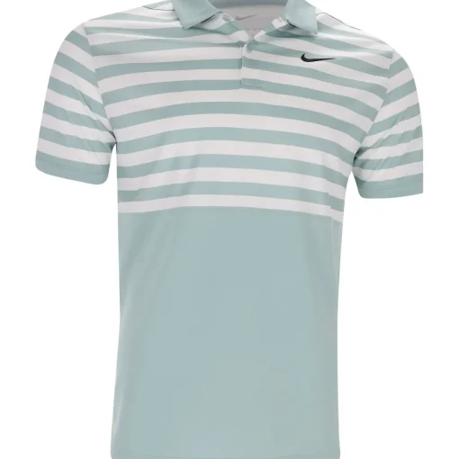 Nike DF Victory+ Blocked Shirt Polo Short Sleeve Golf Apparel