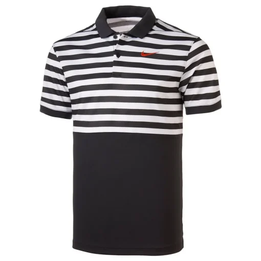 Nike DF Victory+ Blocked Shirt Polo Short Sleeve Golf Apparel