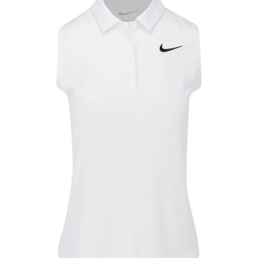 Nike DF Victory Sleeveless Stripe Shirt Polo Short Sleeve Golf Apparel
