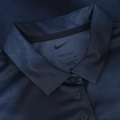 Nike DF Victory Sleeveless Print Shirt Polo Short Sleeve Golf Apparel
