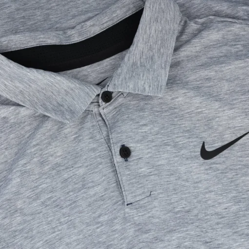 Nike Dri Fit Tour Heather Shirt Polo Short Sleeve Golf Apparel