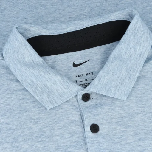 Nike Dri Fit Tour Heather Shirt Polo Short Sleeve Golf Apparel