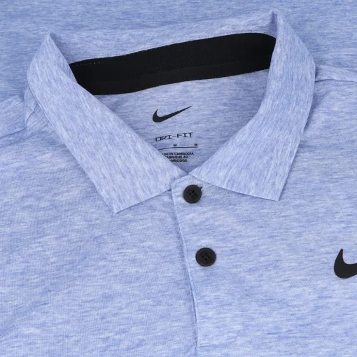 Nike Dri Fit Tour Heather Shirt Polo Short Sleeve Golf Apparel