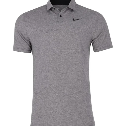 Nike Dri Fit Tour Heather Shirt Polo Short Sleeve Golf Apparel