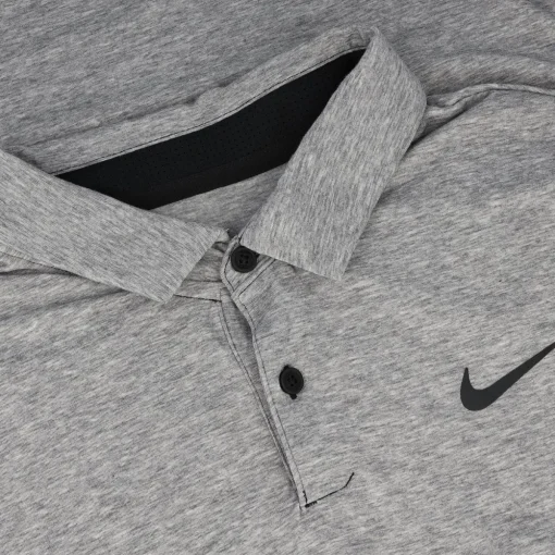 Nike Dri Fit Tour Heather Shirt Polo Short Sleeve Golf Apparel