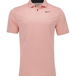 Nike Dri Fit Tour Jacquard Shirt Polo Short Sleeve Golf Apparel