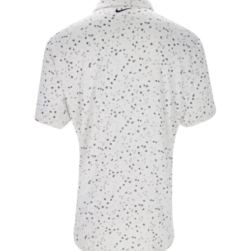 Nike Dri Fit Tour Micro Floral Shirt Polo Short Sleeve Golf Apparel