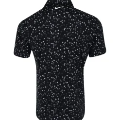 Nike Dri Fit Tour Micro Floral Shirt Polo Short Sleeve Golf Apparel