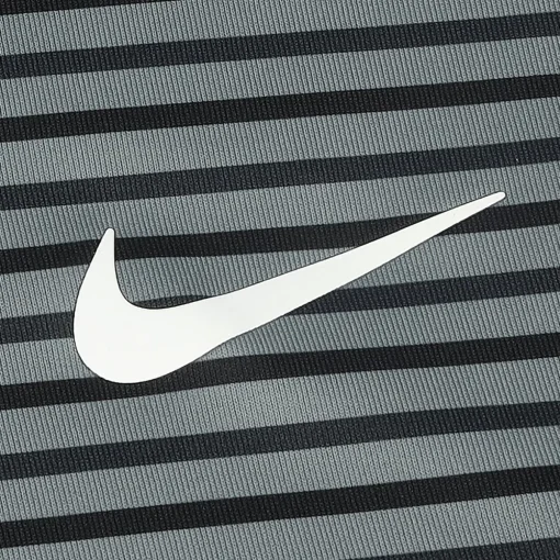 Nike Dri Fit Tour Stripe Shirt Polo Short Sleeve Golf Apparel