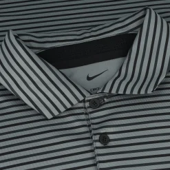 Nike Dri Fit Tour Stripe Shirt Polo Short Sleeve Golf Apparel
