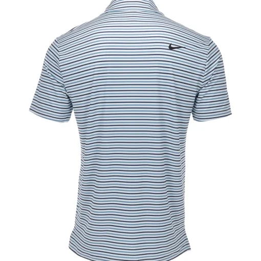 Nike Dri Fit Tour Stripe Shirt Polo Short Sleeve Golf Apparel