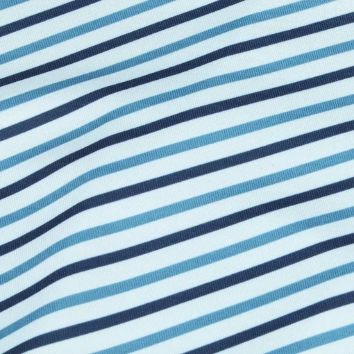 Nike Dri Fit Tour Stripe Shirt Polo Short Sleeve Golf Apparel