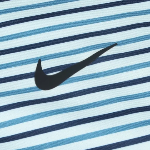 Nike Dri Fit Tour Stripe Shirt Polo Short Sleeve Golf Apparel