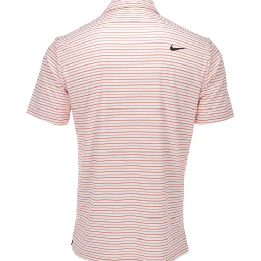 Nike Dri Fit Tour Stripe Shirt Polo Short Sleeve Golf Apparel