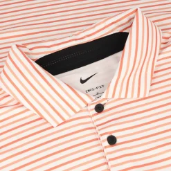 Nike Dri Fit Tour Stripe Shirt Polo Short Sleeve Golf Apparel