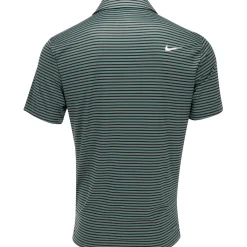 Nike Dri Fit Tour Stripe Shirt Polo Short Sleeve Golf Apparel