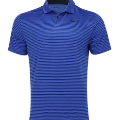 Nike Dri Fit Tour Stripe Shirt Polo Short Sleeve Golf Apparel