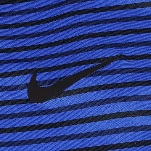 Nike Dri Fit Tour Stripe Shirt Polo Short Sleeve Golf Apparel