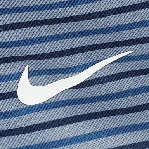 Nike Dri Fit Tour Stripe Shirt Polo Short Sleeve Golf Apparel