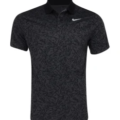 Nike Dri Fit Victory+ Micro AOP Shirt Polo Short Sleeve Golf Apparel