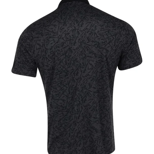 Nike Dri Fit Victory+ Micro AOP Shirt Polo Short Sleeve Golf Apparel