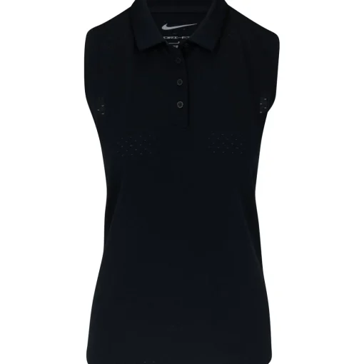 Nike Dri Fit Victory Sleeveless Vaneer Shirt Polo Short Sleeve Golf Apparel