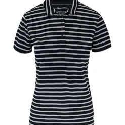 Nike Dri Fit Victory Stripe Shirt Polo Short Sleeve Golf Apparel
