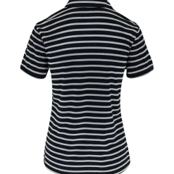 Nike Dri Fit Victory Stripe Shirt Polo Short Sleeve Golf Apparel