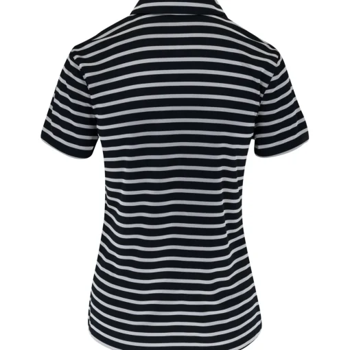 Nike Dri Fit Victory Stripe Shirt Polo Short Sleeve Golf Apparel
