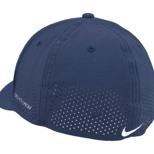 Nike DriFit Advanced Rise Structured Aerobill Swoosh Flex Perf Headwear Cap Golf Apparel