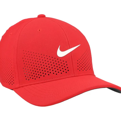 Nike DriFit Advanced Rise Structured Aerobill Swoosh Flex Perf Headwear Cap Golf Apparel