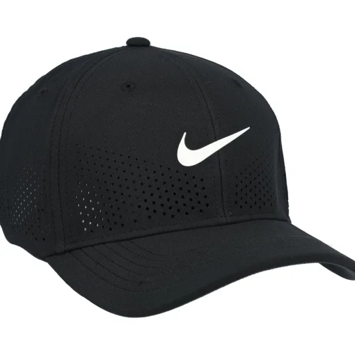 Nike DriFit Advanced Rise Structured Aerobill Swoosh Flex Perf Headwear Cap Golf Apparel