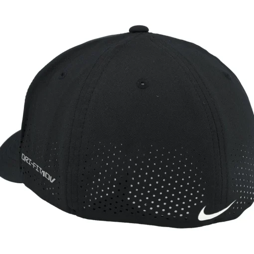 Nike DriFit Advanced Rise Structured Aerobill Swoosh Flex Perf Headwear Cap Golf Apparel