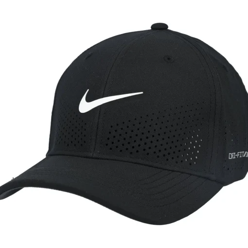 Nike DriFit Advanced Rise Structured Aerobill Swoosh Flex Perf Headwear Cap Golf Apparel
