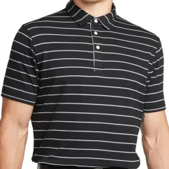 Nike Dri-FIT Player Striped Shirt Polo Short Sleeve Golf Apparel