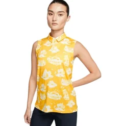 Nike Dri-Fit Printed Shirt Polo Short Sleeve Golf Apparel