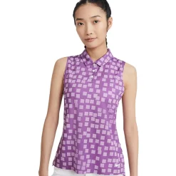 Nike Dri-Fit Printed Shirt Polo Short Sleeve Golf Apparel