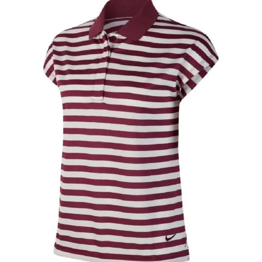 Nike Dri-Fit Striped Novelty Shirt Polo Short Sleeve Golf Apparel