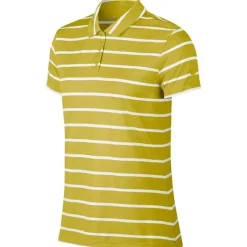 Nike Dri-Fit Striped Shirt Polo Short Sleeve Golf Apparel