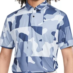 Nike Dri-FIT Tour Camo Shirt Polo Short Sleeve Golf Apparel