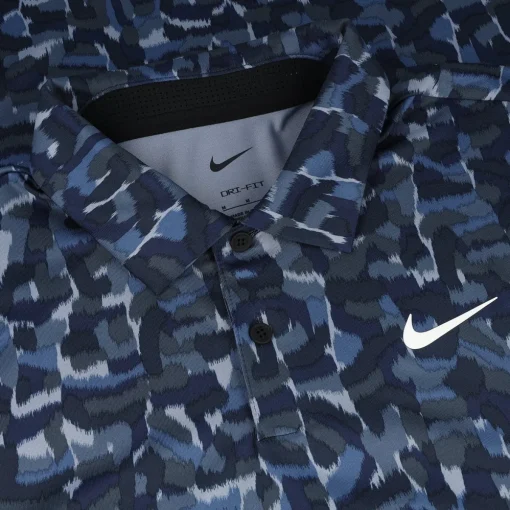 Nike DriFit Tour Confetti Shirt Polo Short Sleeve Golf Apparel