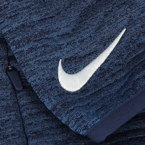 Nike DriFit Tour Crew Quilted Top Outerwear Pullover Golf Apparel