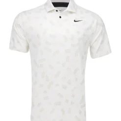 Nike DriFit Tour Micro Print Shirt Polo Short Sleeve Golf Apparel