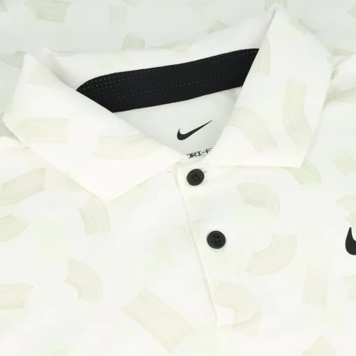 Nike DriFit Tour Micro Print Shirt Polo Short Sleeve Golf Apparel